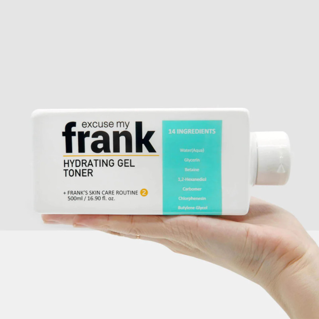 EXCUSE MY FRANK HYDRATING GEL TONER / Toner Gel Dưỡng Ẩm [500ml]