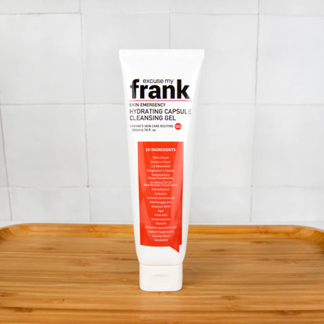 EXCUSE MY FRANK SKIN EMERGENCY HYDRATING CAPSULE CLEANSING GEL